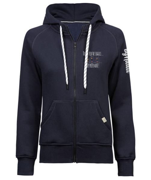 Full Zip Hood - "Do dot feed the seagulls" (Gr. S-3XL) (7 Farben)